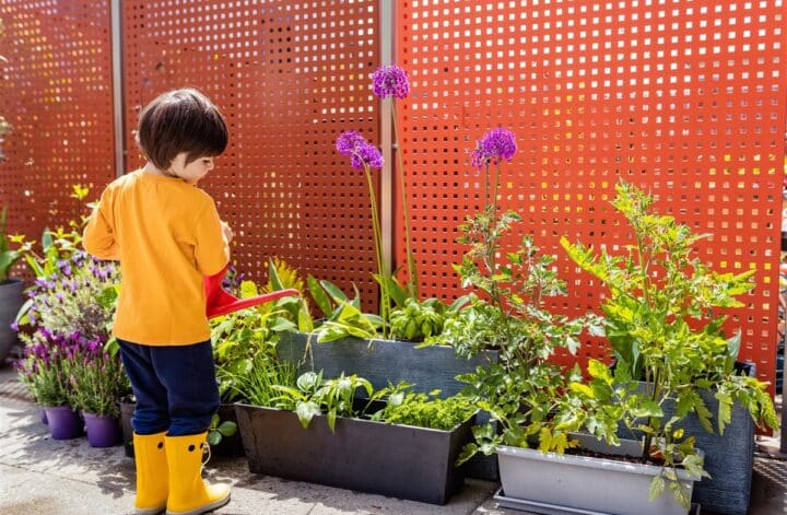 une terrasse de jardin parfaite