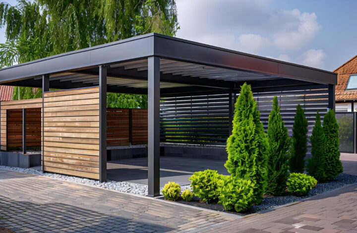 carport en bois