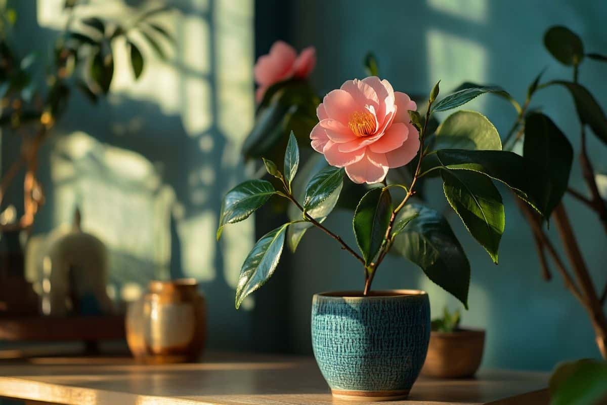 Peut-on garder un camélia à l'intérieur sans compromettre sa floraison ?