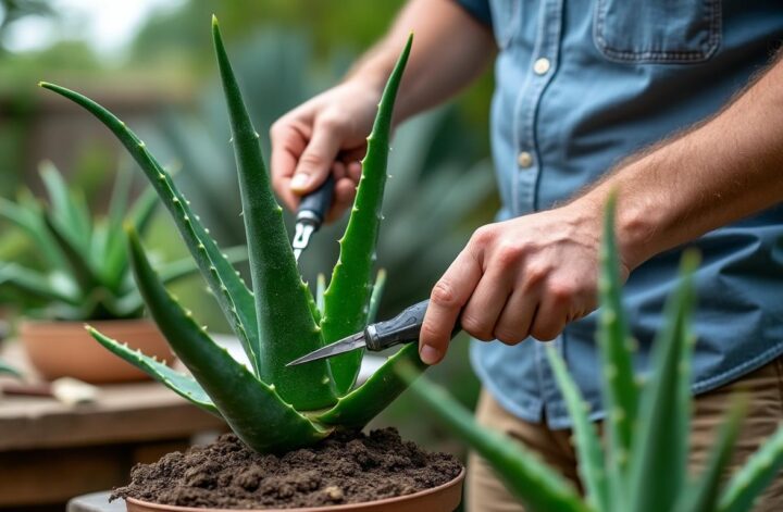 découvrez comment tailler un aloe vera étape par étape pour stimuler sa croissance, garder votre plante en bonne santé et favoriser une repousse vigoureuse.