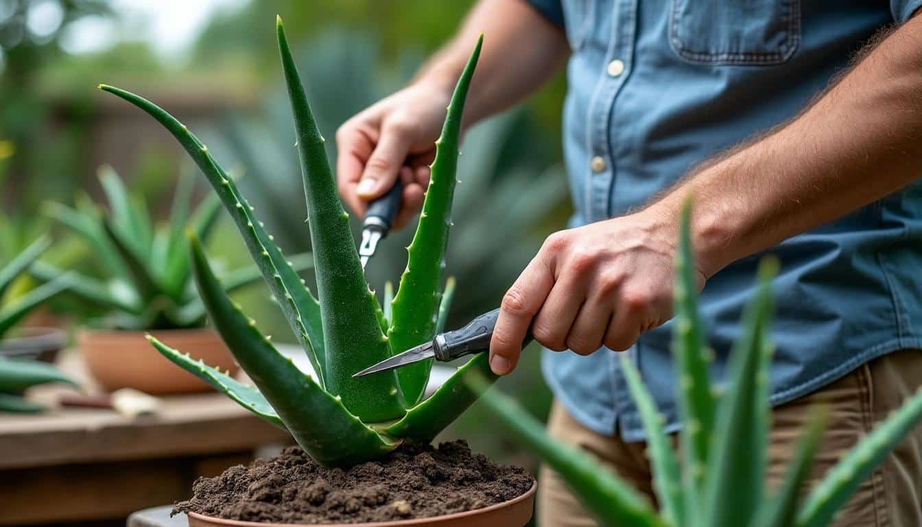 découvrez comment tailler un aloe vera étape par étape pour stimuler sa croissance, garder votre plante en bonne santé et favoriser une repousse vigoureuse.