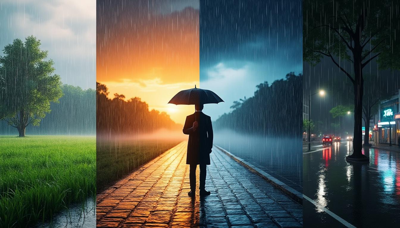 découvrez la différence entre la pluie éparses et les averses : explications claires pour mieux comprendre les prévisions météorologiques et savoir à quoi vous attendre lors de vos sorties.