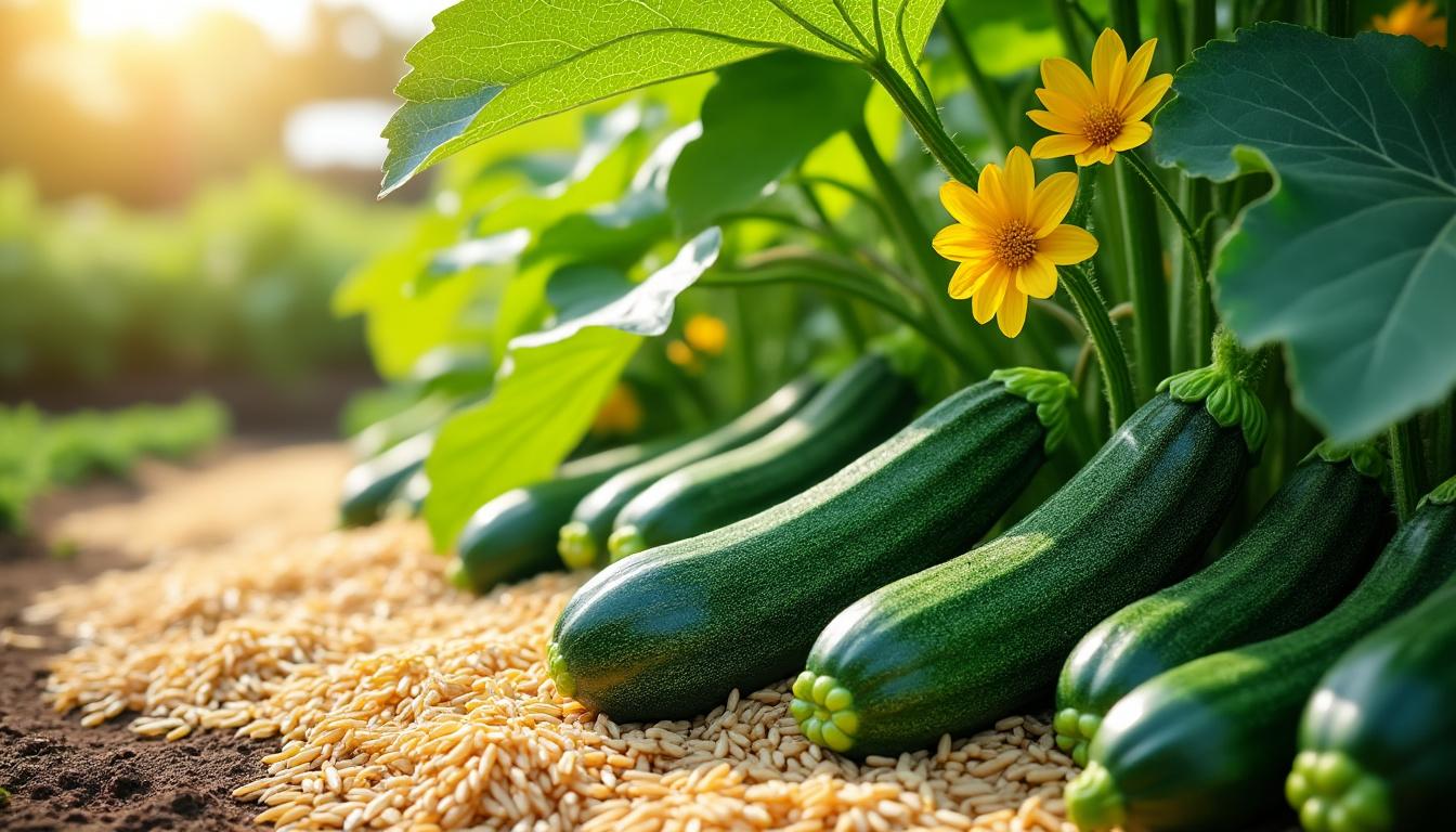 découvrez les avantages étonnants d’ajouter du riz au pied de vos plants de courgettes ! améliorez leur croissance, réduisez les maladies et optimisez votre potager grâce à cette astuce naturelle et peu connue.