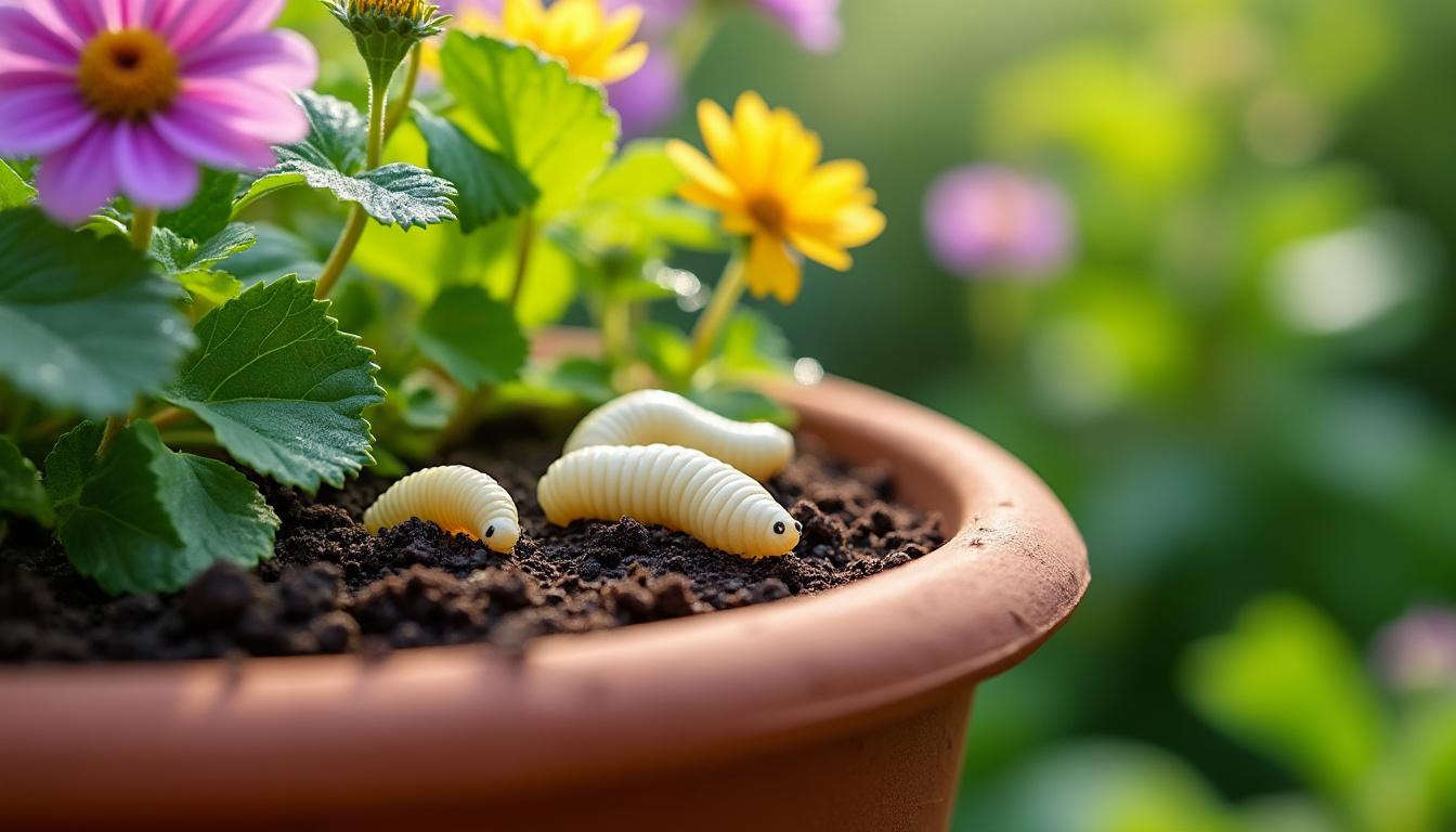 découvrez les effets néfastes des gros vers blancs présents dans les pots de fleurs et comment ils peuvent endommager la santé de vos plantes d'intérieur ou d'extérieur.