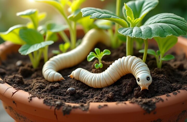 découvrez les impacts des gros vers blancs dans les pots de fleurs sur la santé de vos plantes : symptômes, risques et conseils pour protéger efficacement votre jardin intérieur.
