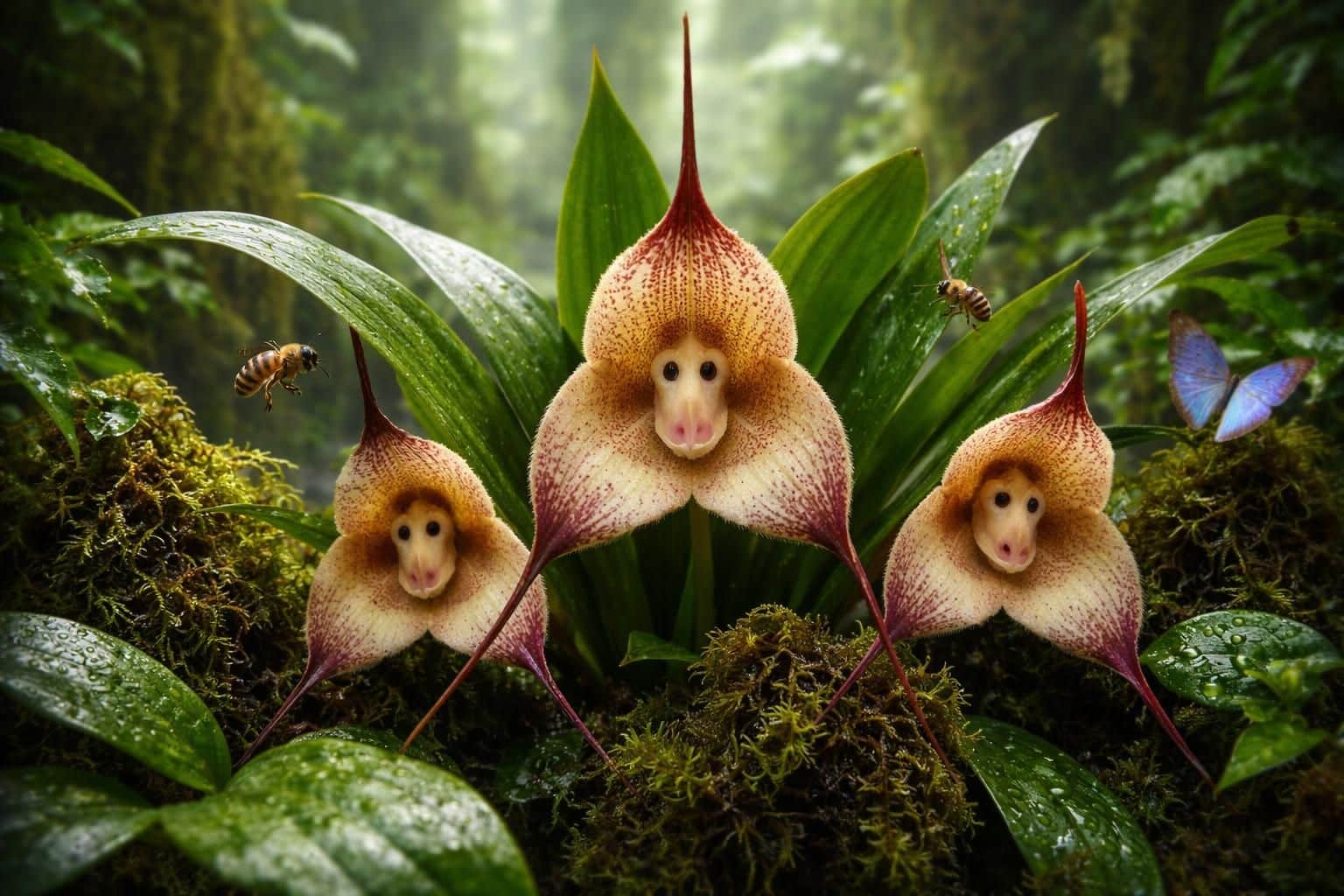 découvrez dracula simia, l'orchidée singe fascinante, et explorez la richesse incroyable de la biodiversité à travers cette fleur unique au monde.