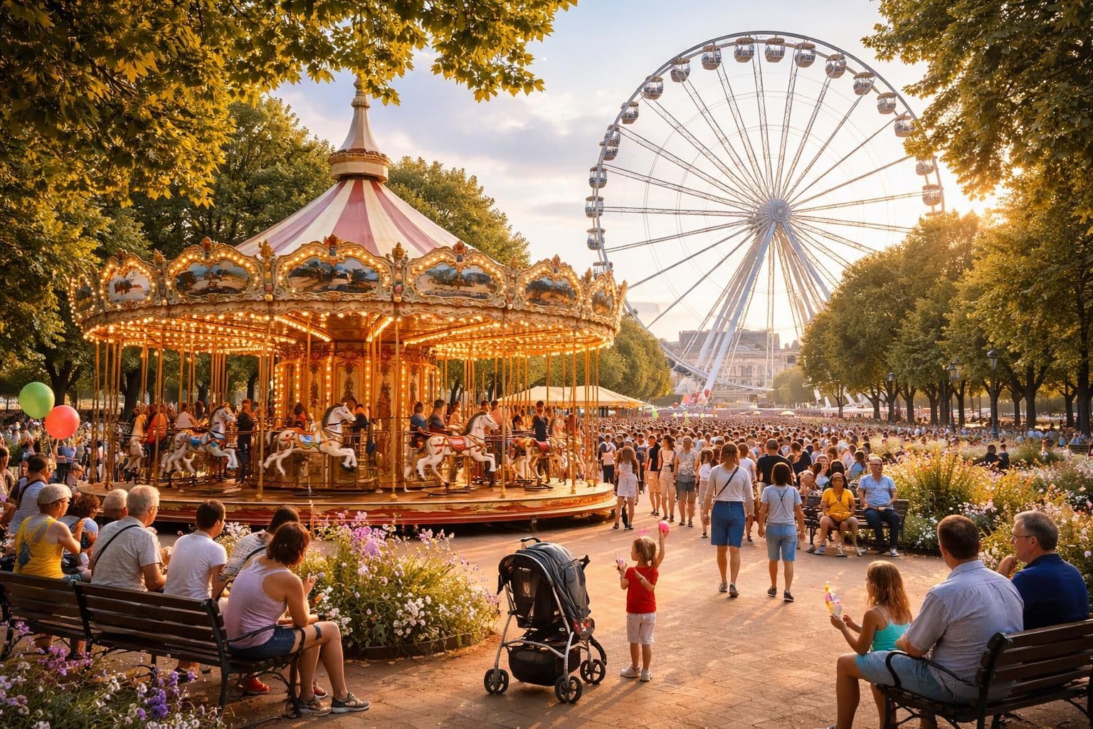 découvrez comment l'attraction du jardin des tuileries émerveille petits et grands, offrant un cadre magique et des activités pour toute la famille.