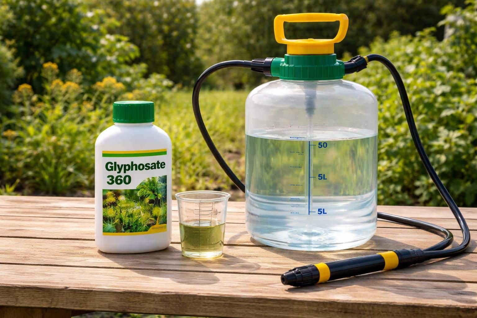 découvrez comment doser correctement le glyphosate 360 pour 5 litres d'eau grâce aux conseils du forum des experts en jardinage.