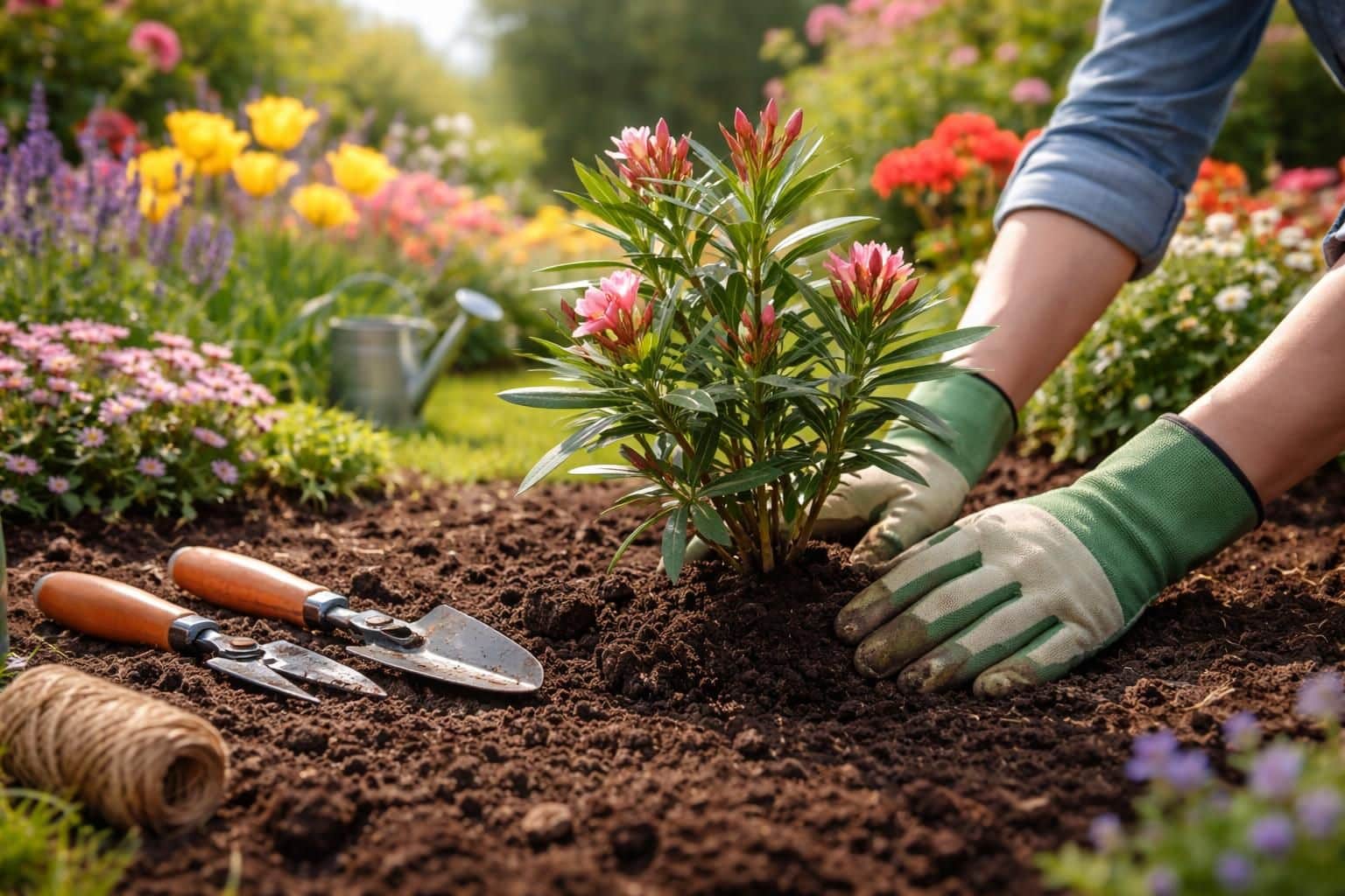apprenez à choisir le meilleur moment pour planter un laurier rose et profitez d'un jardin éclatant de couleurs toute la saison.