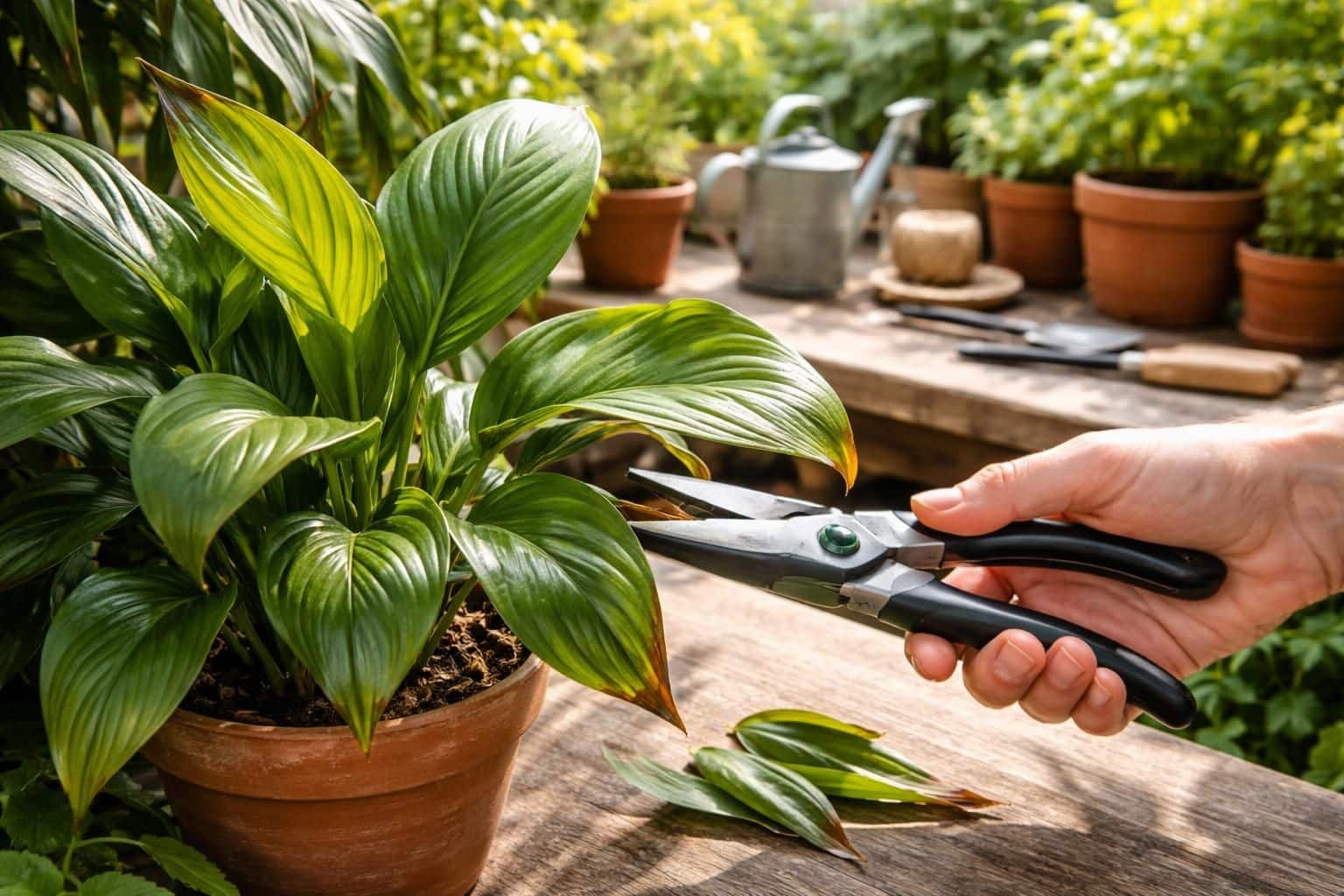 découvrez pourquoi il est important de couper le bout des feuilles marron et suivez nos conseils pratiques pour maintenir un jardin sain et florissant toute l'année.