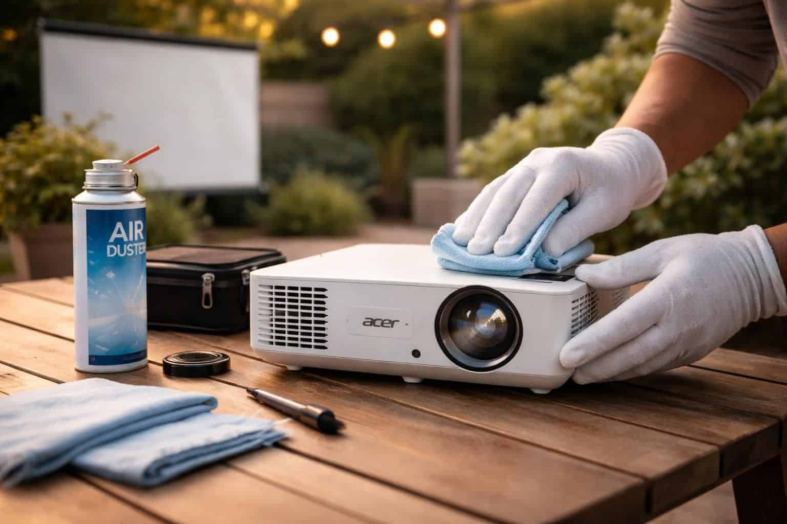 conseils pratiques pour bien ranger et entretenir votre vidéoprojecteur acer après une séance en extérieur, afin de prolonger sa durée de vie et garantir une qualité optimale.