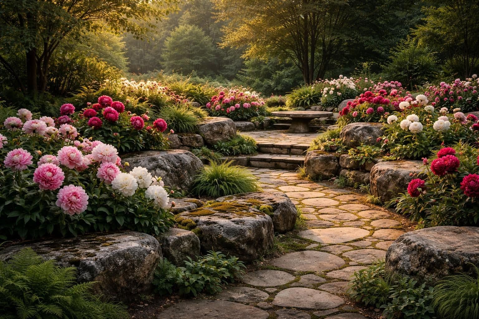 découvrez des idées inspirantes pour aménager un jardin de roches et de pivoines, créant un espace extérieur harmonieux et élégant alliant nature et beauté florale.