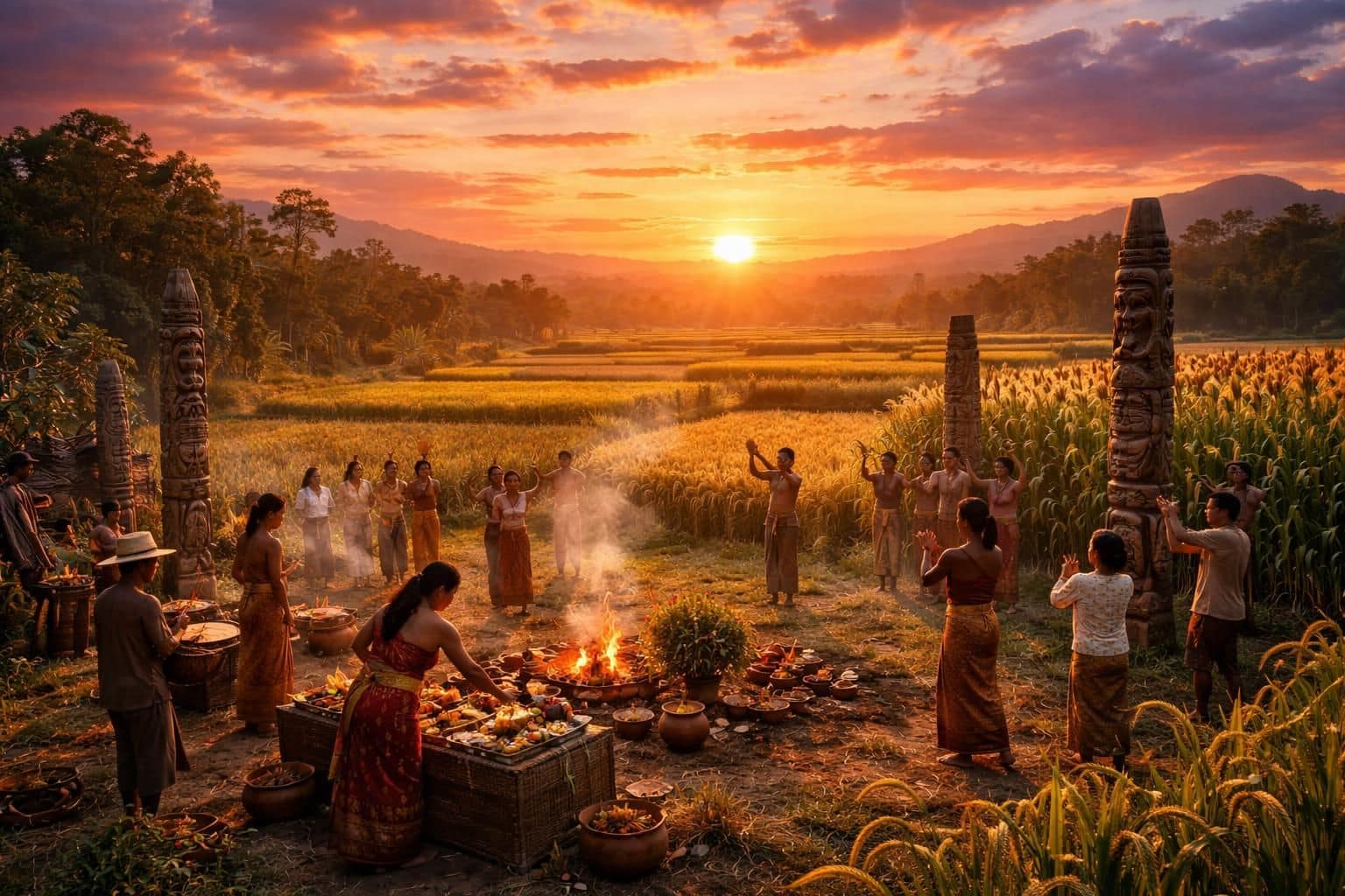 découvrez comment le coucher du soleil à l'ouest influence les cultures et rituels locaux, révélant des traditions uniques et une connexion profonde avec la nature.