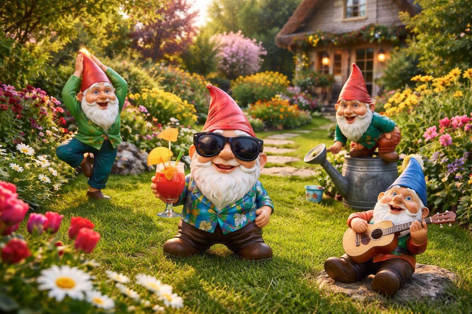 découvrez comment les nains de jardin drôles apportent une touche d'humour et de vie à votre espace extérieur, créant un jardin unique et accueillant.