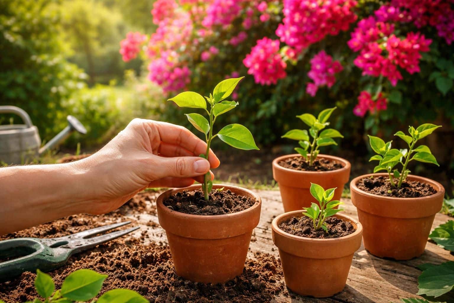 découvrez les secrets pour bouturer un bougainvillier et transformer votre plante en un magnifique arbuste luxuriant grâce à nos conseils simples et efficaces.