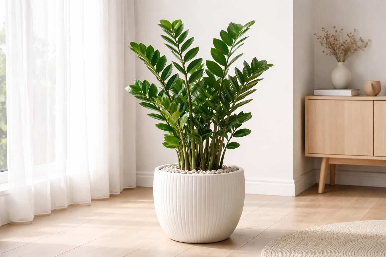découvrez comment prendre soin de votre plante zamioculcas avec un arrosage minimal et en choisissant l'emplacement idéal pour favoriser sa croissance et sa santé.