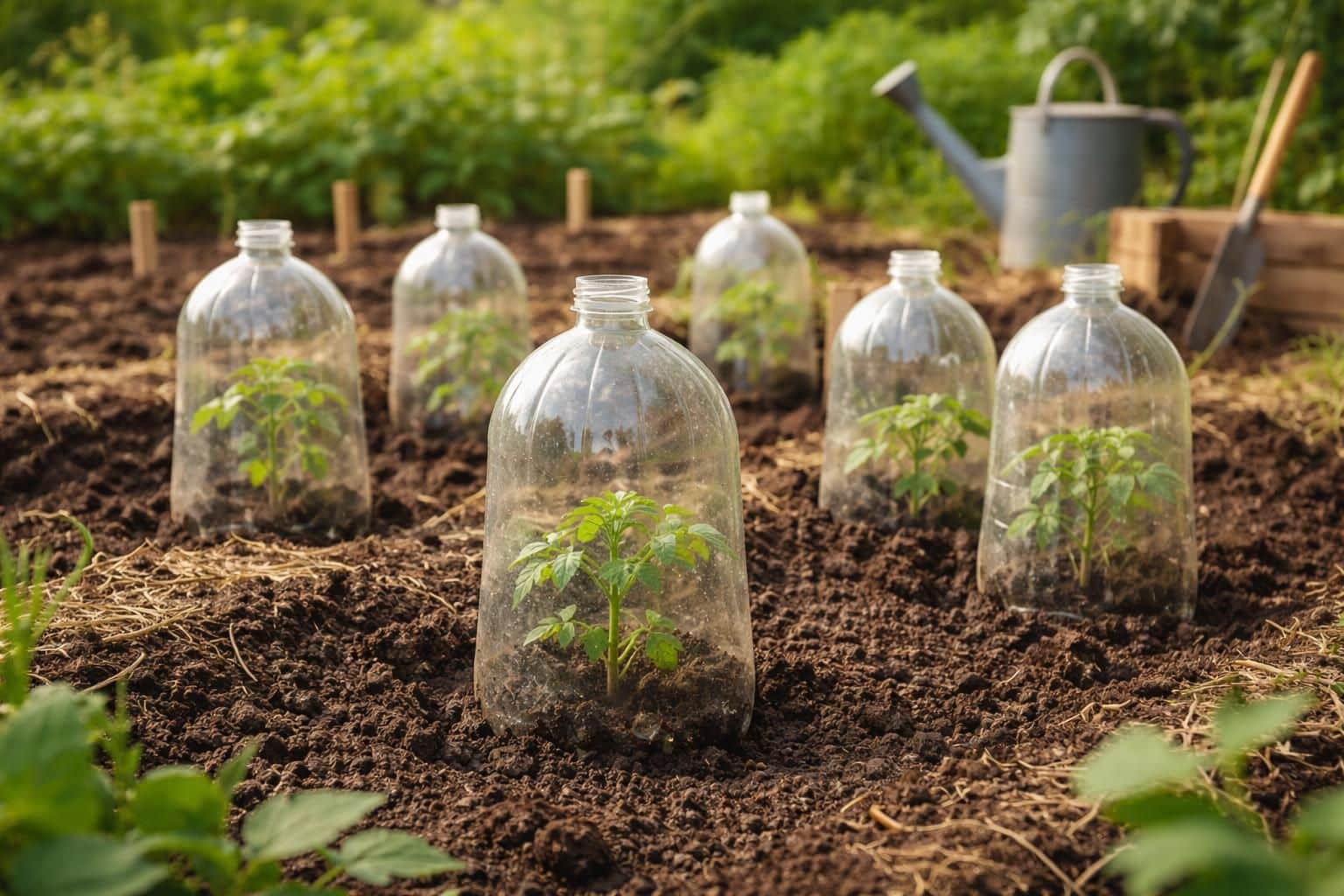 découvrez comment utiliser des bouteilles plastiques pour un semis écolo de tomates, une astuce simple et durable pour vos plantations maison.