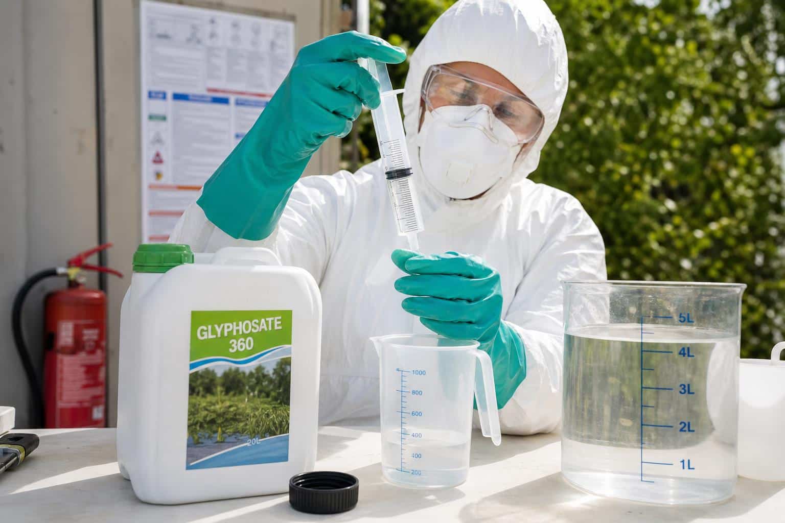 apprenez à doser correctement le glyphosate 360 pour 5 litres d'eau en suivant des méthodes sécurisées afin de garantir une utilisation efficace et sans risques.