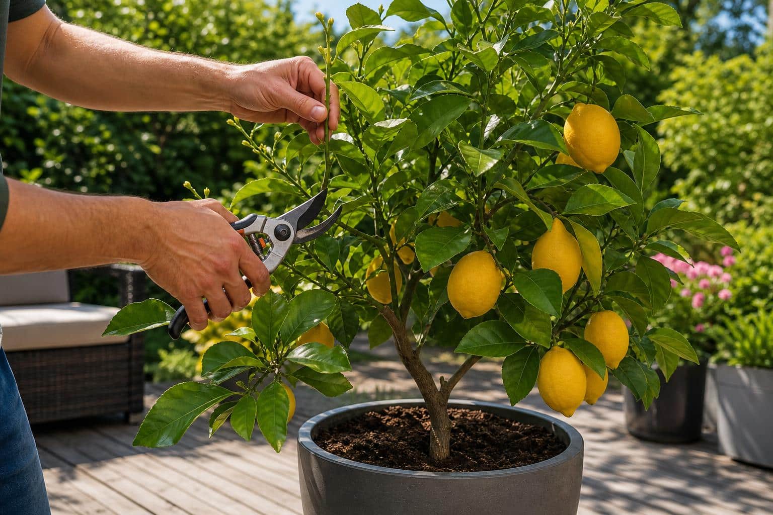 apprenez à tailler correctement vos citronniers en pot au bon moment pour améliorer leur croissance et maximiser la production de fruits.