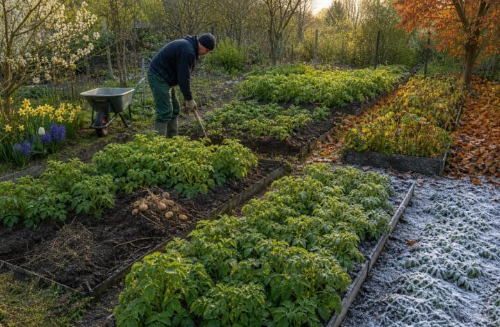 apprenez comment cultiver des pommes de terre avec succès toute l'année dans votre jardin, en découvrant les meilleures techniques et périodes de plantation.