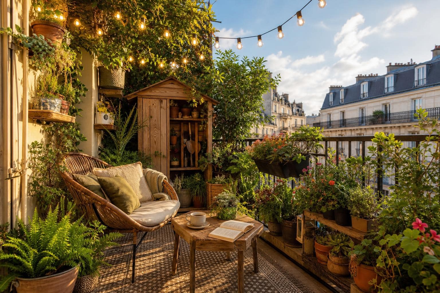 découvrez des idées inspirantes pour aménager un petit jardin cosy sur votre balcon et transformer votre espace extérieur en un havre de paix chaleureux et fonctionnel.