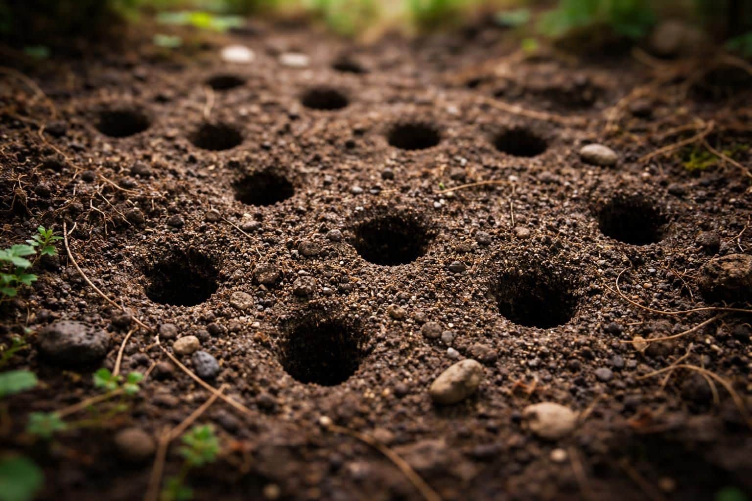 découvrez ce que les petits trous ronds dans la terre révèlent sur la biodiversité, la santé du sol et les interactions environnementales autour de nous.