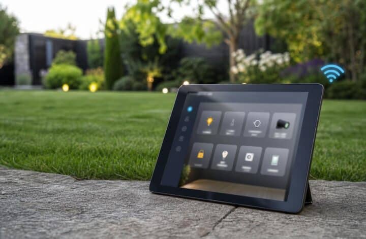 découvrez une tablette tactile conçue pour la domotique avec un wi-fi puissant et stable même au fond du terrain, pour un contrôle sans interruption de votre maison connectée.