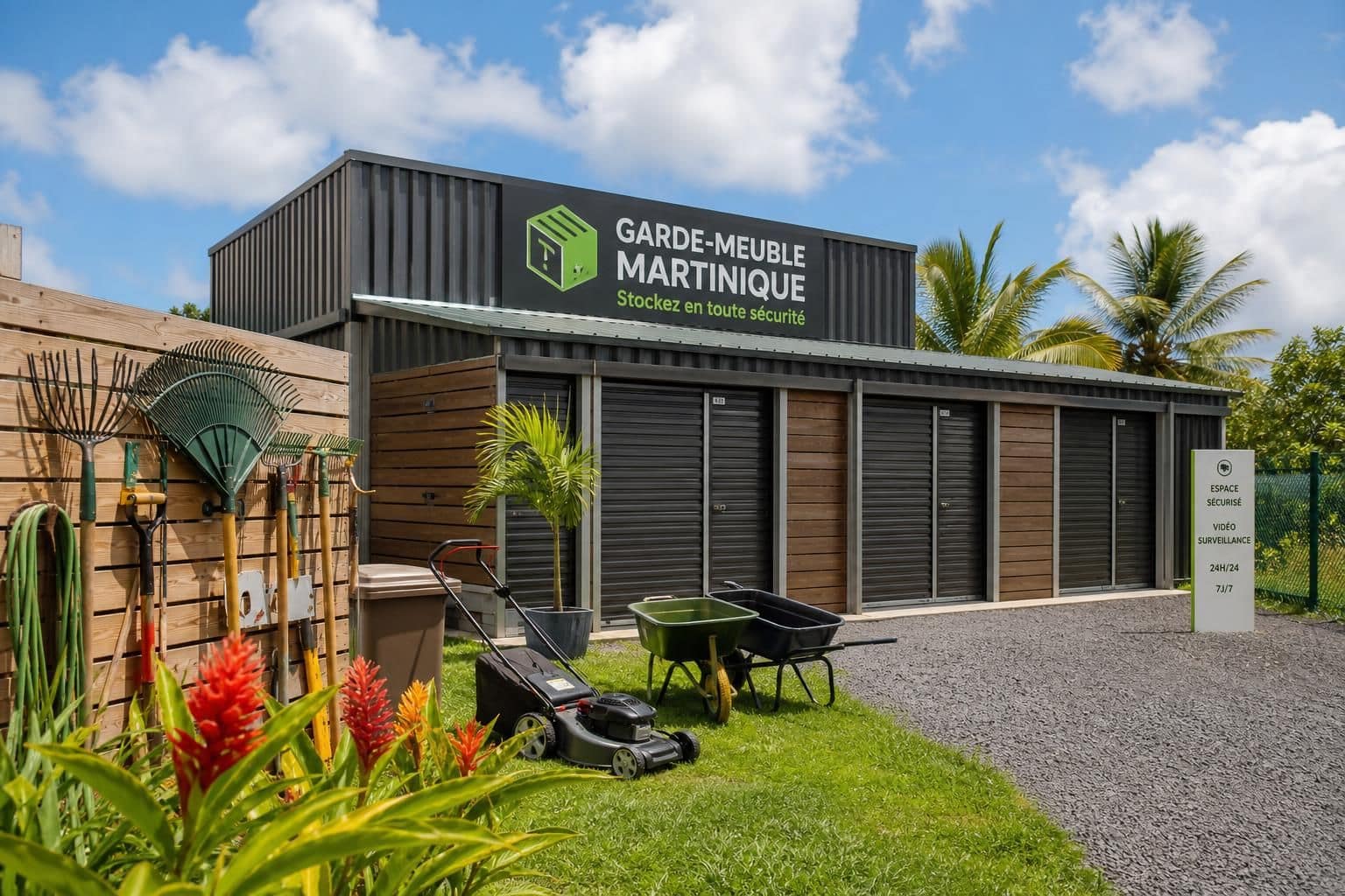 découvrez les critères essentiels pour bien choisir un garde-meuble en martinique et stocker vos outils de jardin en toute sécurité.