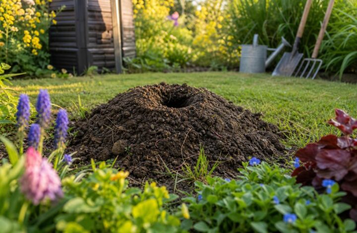 découvrez comment reconnaître un petit monticule de terre avec un trou dans votre jardin et comprenez pourquoi cette observation est essentielle pour l'entretien de votre espace extérieur.
