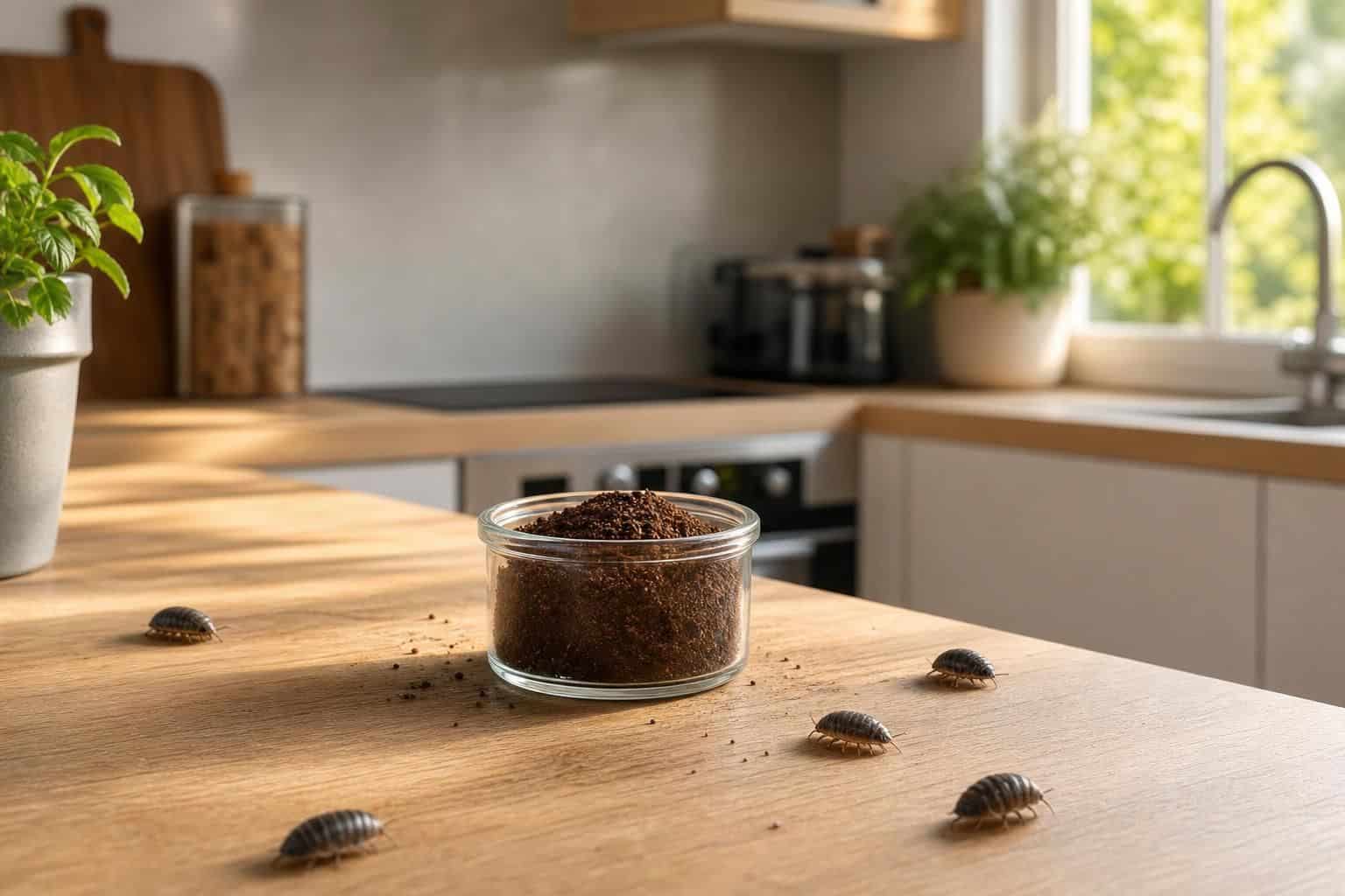 apprenez à utiliser le marc de café comme répulsif naturel pour éloigner les cloportes de votre maison de manière efficace et écologique.