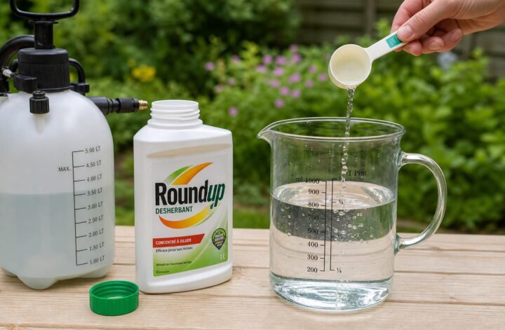 apprenez à doser précisément 1 litre de roundup pour un traitement efficace et sécuritaire de vos jardins et espaces verts.