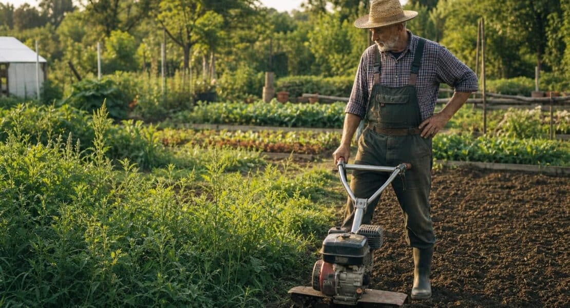 découvrez pourquoi il est important de désherber avant d'utiliser un motoculteur et bénéficiez des conseils d'un jardinier expérimenté pour entretenir efficacement votre jardin.