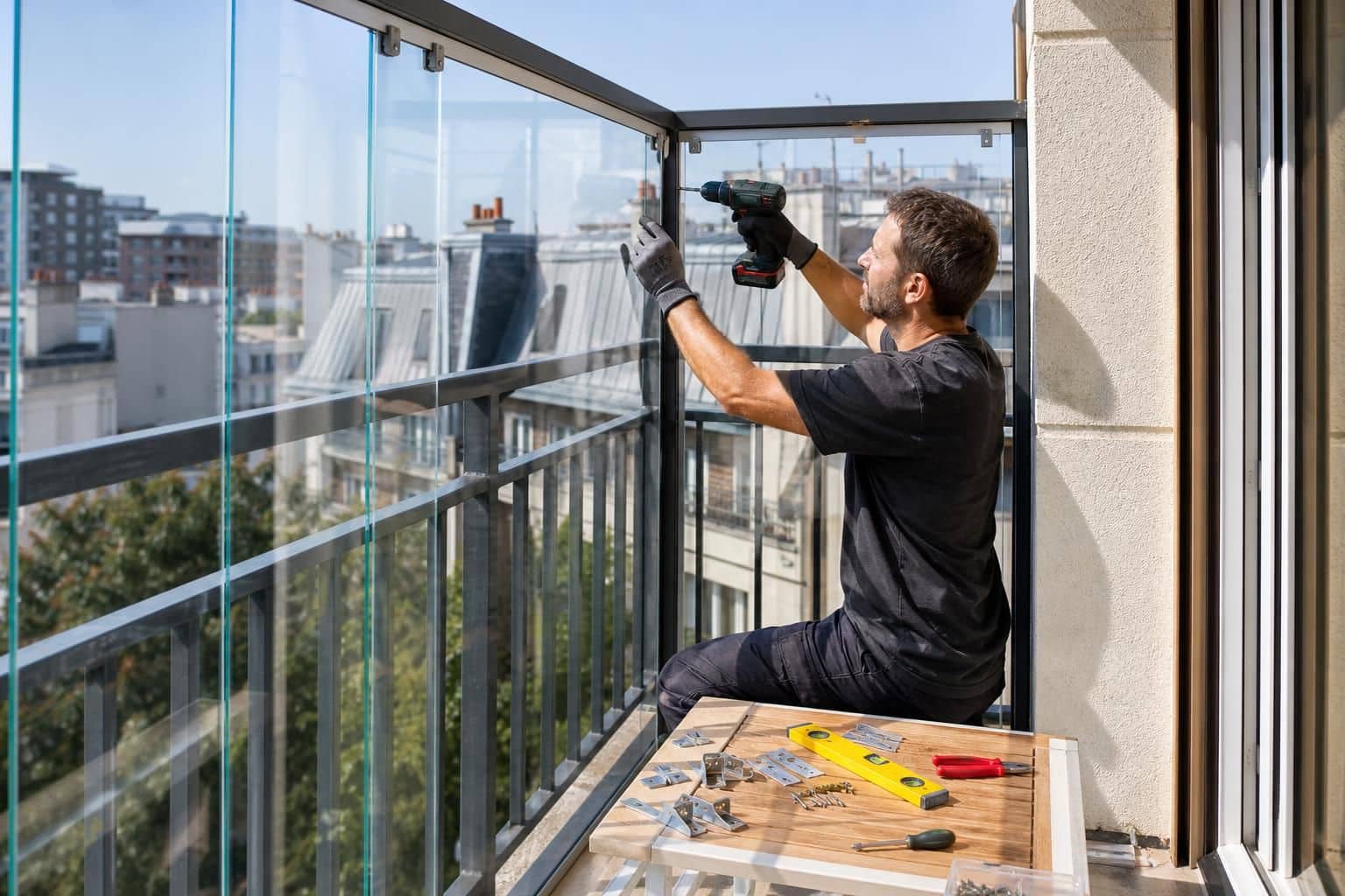 découvrez notre guide complet pour fermer un balcon avec du plexiglas, idéal pour les amateurs de bricolage souhaitant allier protection et esthétisme.