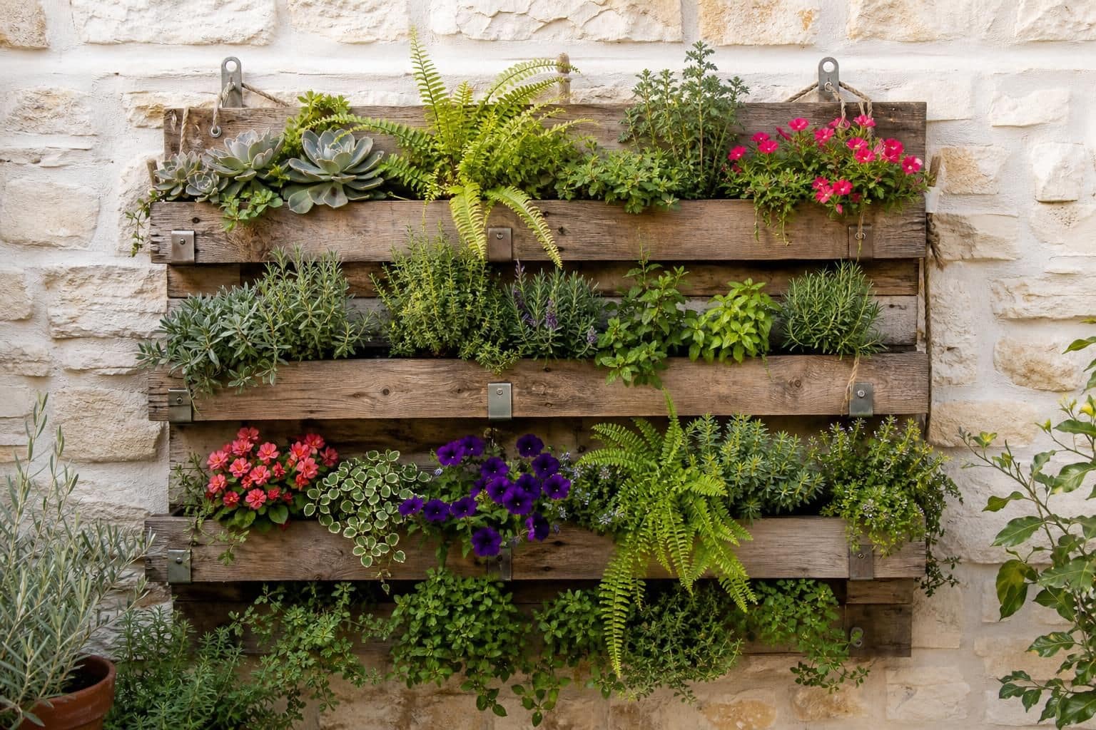 découvrez comment créer un jardin vertical en palette en choisissant les végétaux adaptés et les meilleurs endroits pour fixer votre création, alliant esthétisme et gain de place.