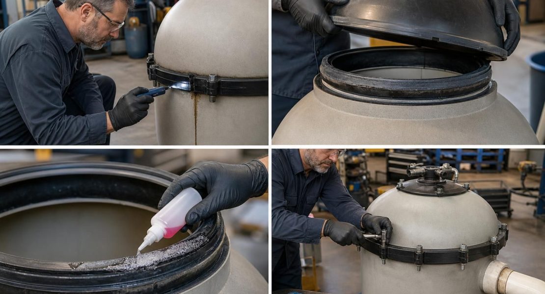 découvrez les étapes essentielles pour diagnostiquer efficacement une fuite au niveau du joint du filtre à sable et assurer le bon fonctionnement de votre système de filtration.