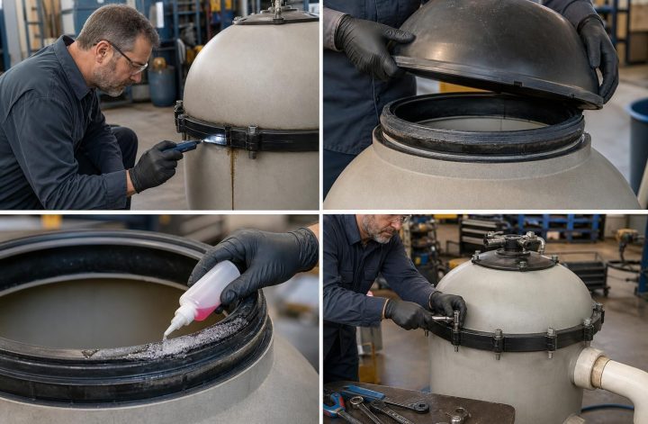 découvrez les étapes essentielles pour diagnostiquer efficacement une fuite au niveau du joint du filtre à sable et assurer le bon fonctionnement de votre système de filtration.