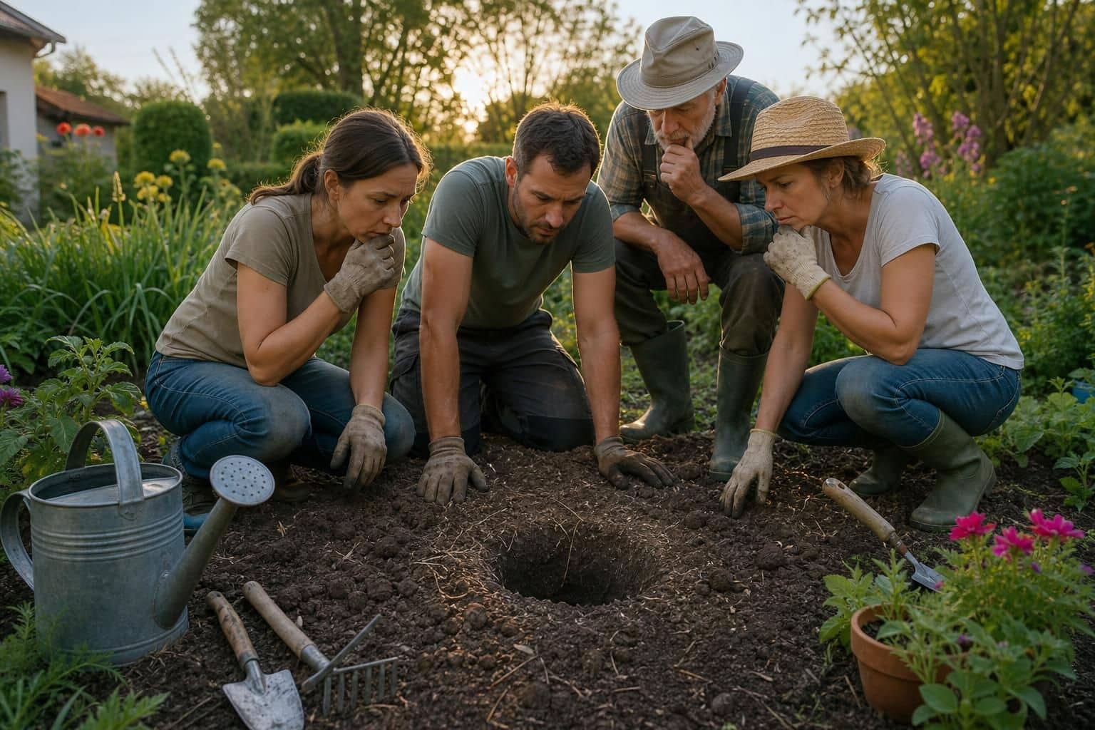 découvrez les causes possibles d'un trou de 5 cm dans votre jardin et comment les jardiniers peuvent résoudre ce mystère pour protéger leur espace extérieur.