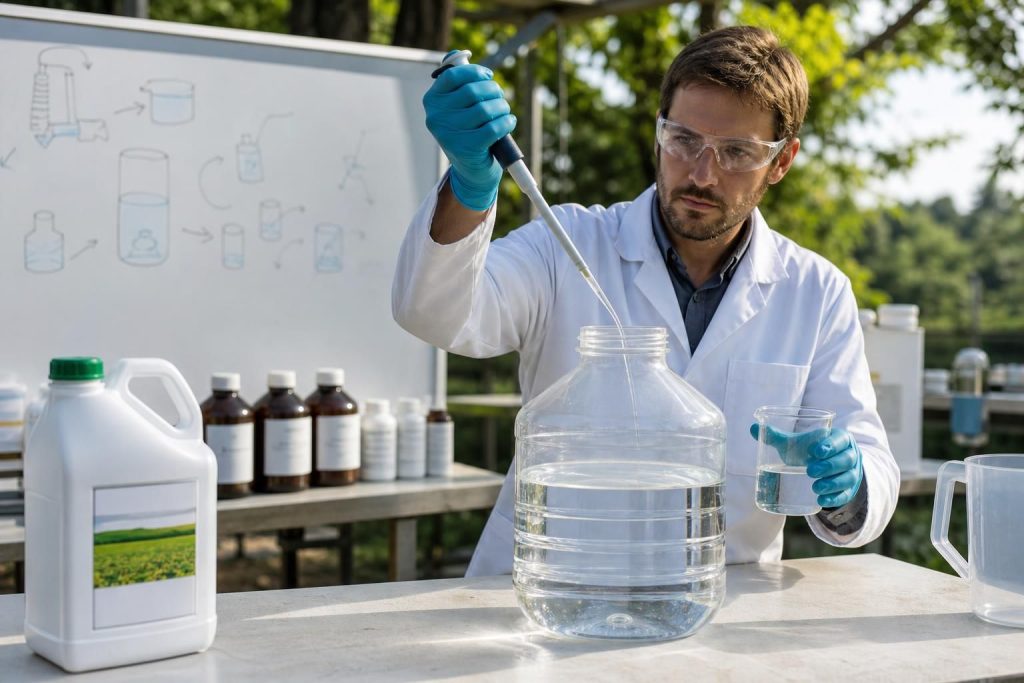 découvrez comment réaliser un dosage précis du glyphosate pour 10 litres d'eau sans commettre d'erreurs, avec des conseils pratiques et des étapes claires.