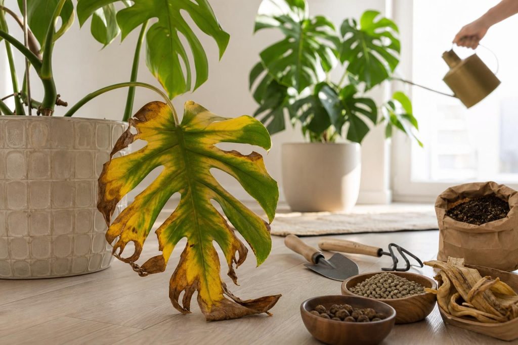 découvrez les principales causes de la chute des feuilles de votre monstera et apprenez des solutions efficaces pour revitaliser votre plante et la garder en pleine santé.