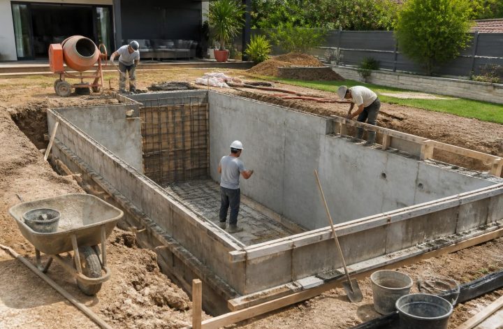 découvrez notre guide complet pour construire une piscine semi-enterrée en béton, avec des conseils pratiques, étapes détaillées et astuces pour un projet réussi.