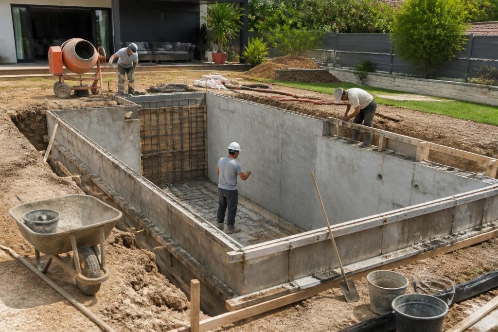 découvrez notre guide complet pour construire une piscine semi-enterrée en béton, avec des conseils pratiques, étapes détaillées et astuces pour un projet réussi.
