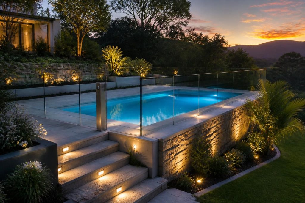 découvrez les conseils essentiels pour garantir la sécurité lors de l'installation d'une piscine semi-enterrée sur un terrain incliné, afin de profiter sereinement de votre espace aquatique.