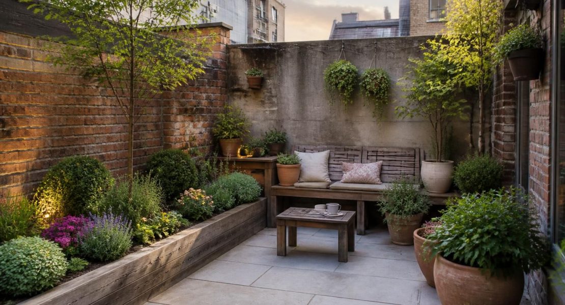 découvrez notre guide pratique pour aménager un petit jardin urbain sans pelouse, avec des idées astucieuses et des conseils pour optimiser l'espace et créer un coin de verdure agréable.