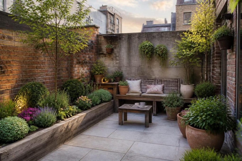 découvrez notre guide pratique pour aménager un petit jardin urbain sans pelouse, avec des idées astucieuses et des conseils pour optimiser l'espace et créer un coin de verdure agréable.